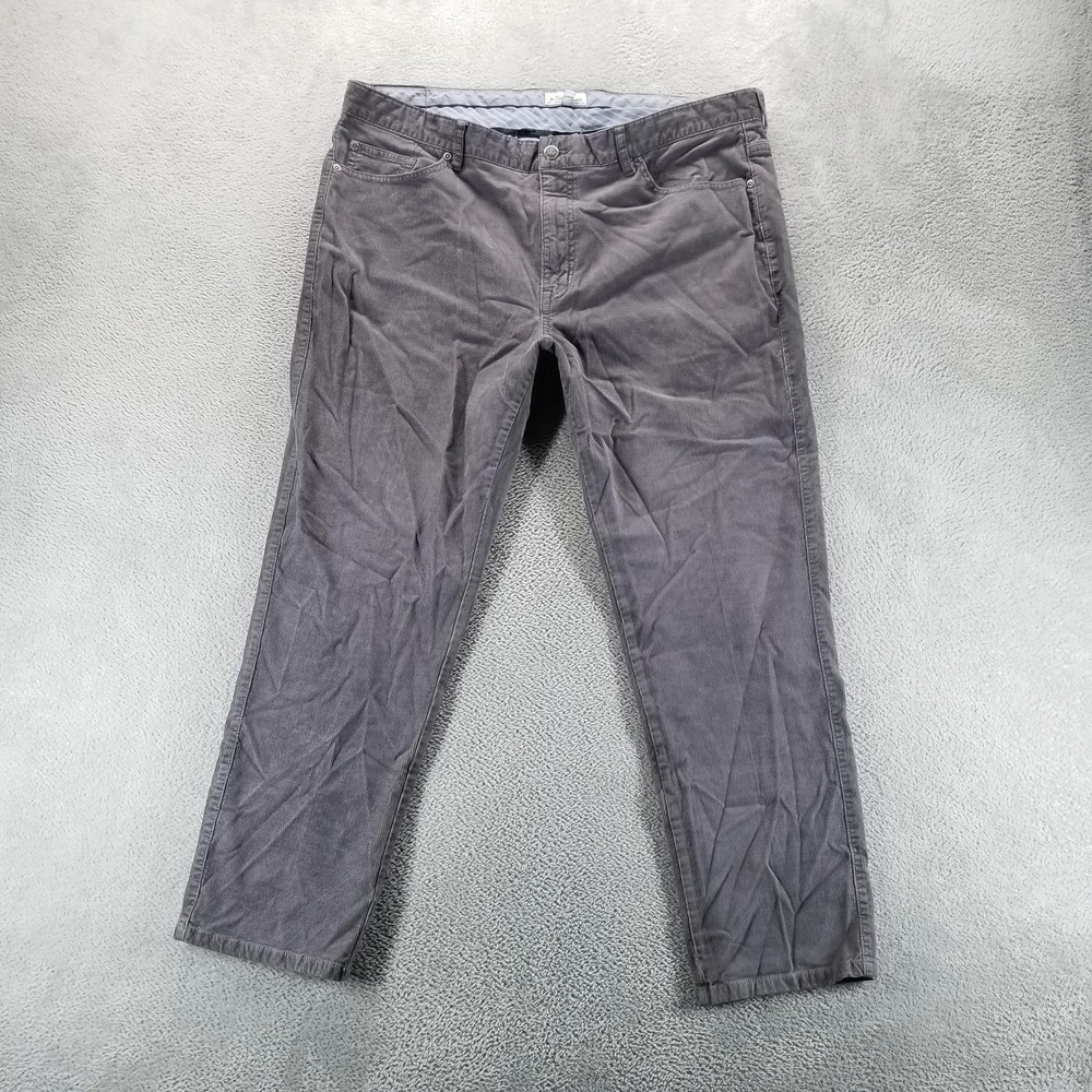Peter Millar Pants Mens 40x27 Gray Corduroy Chino Superior Soft Cords Trousers